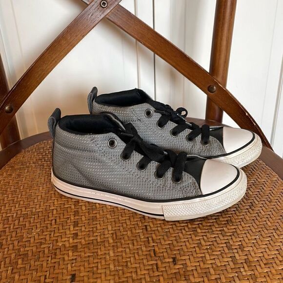 Converse all star boys sneakers grey size 1 - Picture 2 of 8